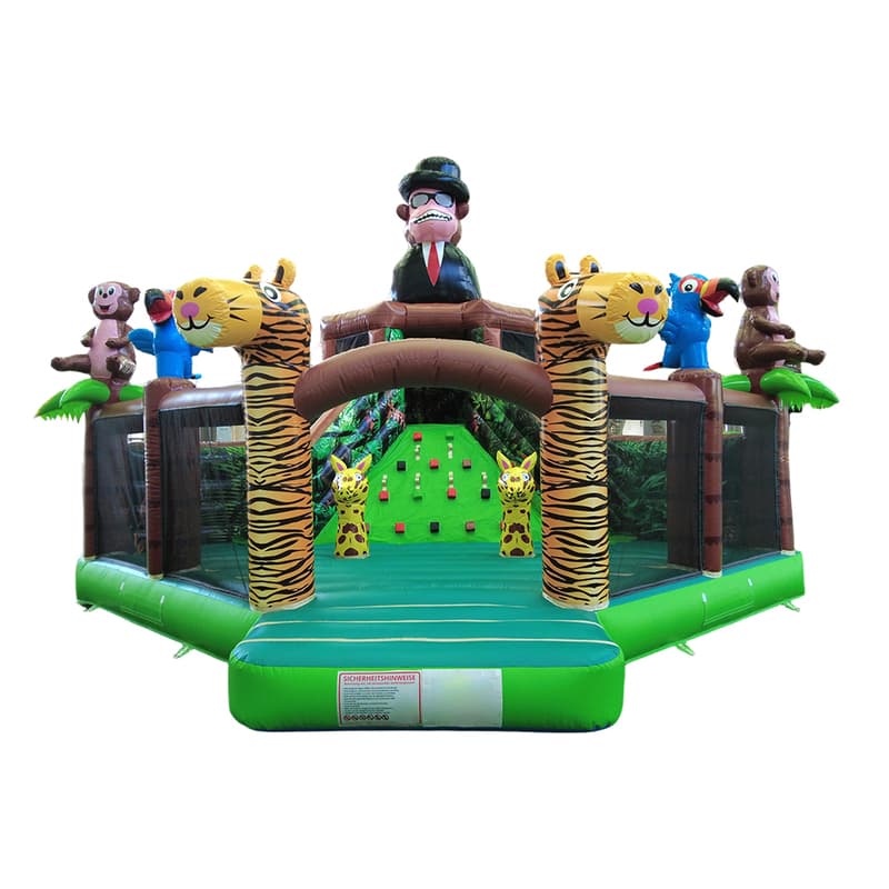 Monkey Themed Commercial Inflatable Fun Land